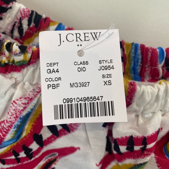 J Crew Floral One Shoulder Sleeveless Dress - Picture 3 of 7